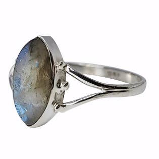 The Cat's Meow - Labradorite Ring (Size 6)