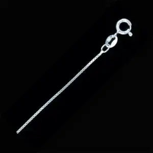 Sterling Silver Box Chain Necklace