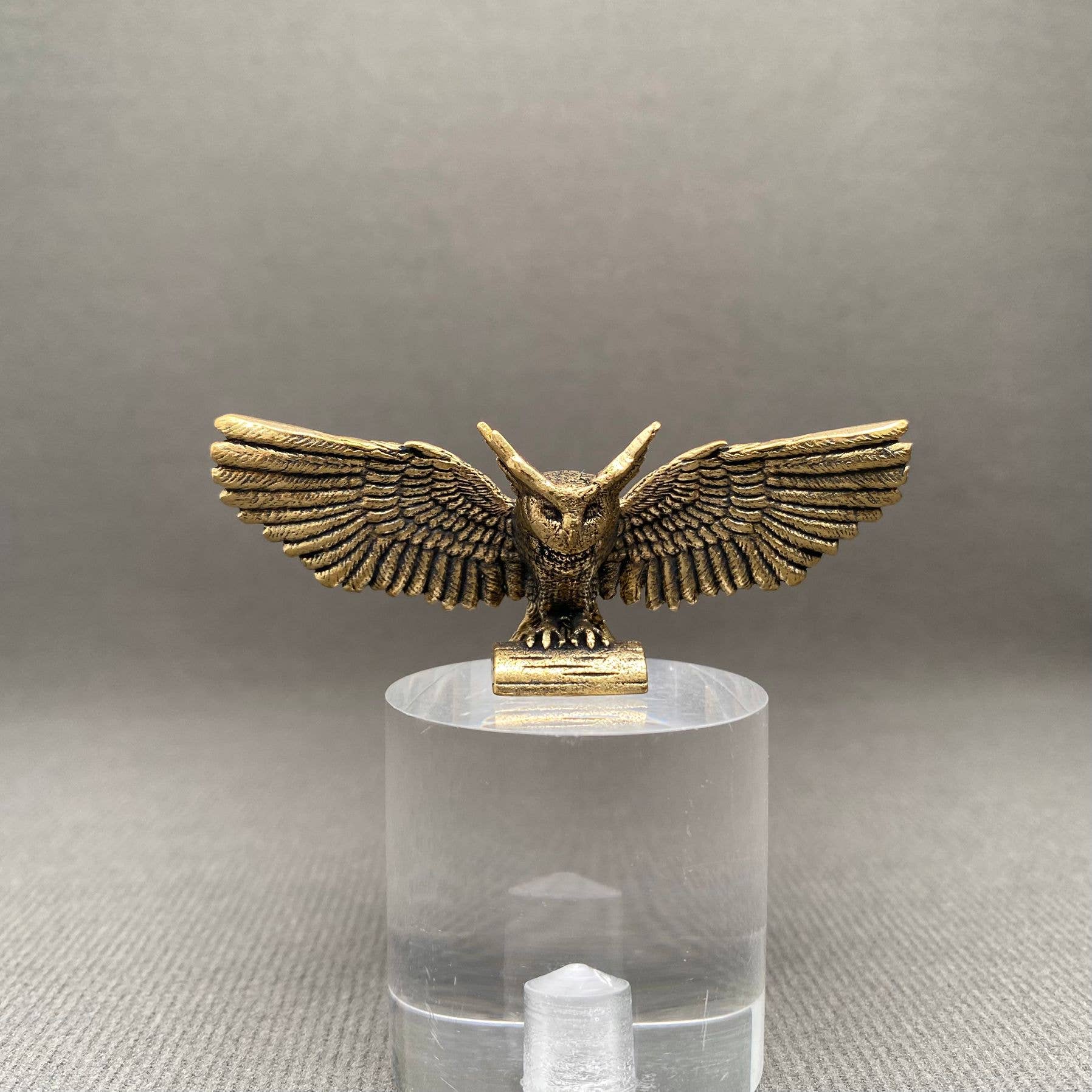 Brass Owl - Flying