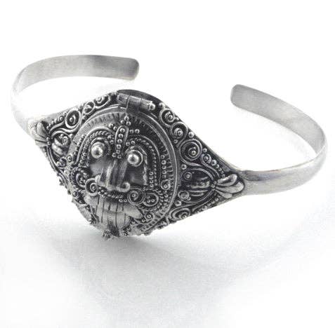 Egyptian Scarab Locket Bracelet