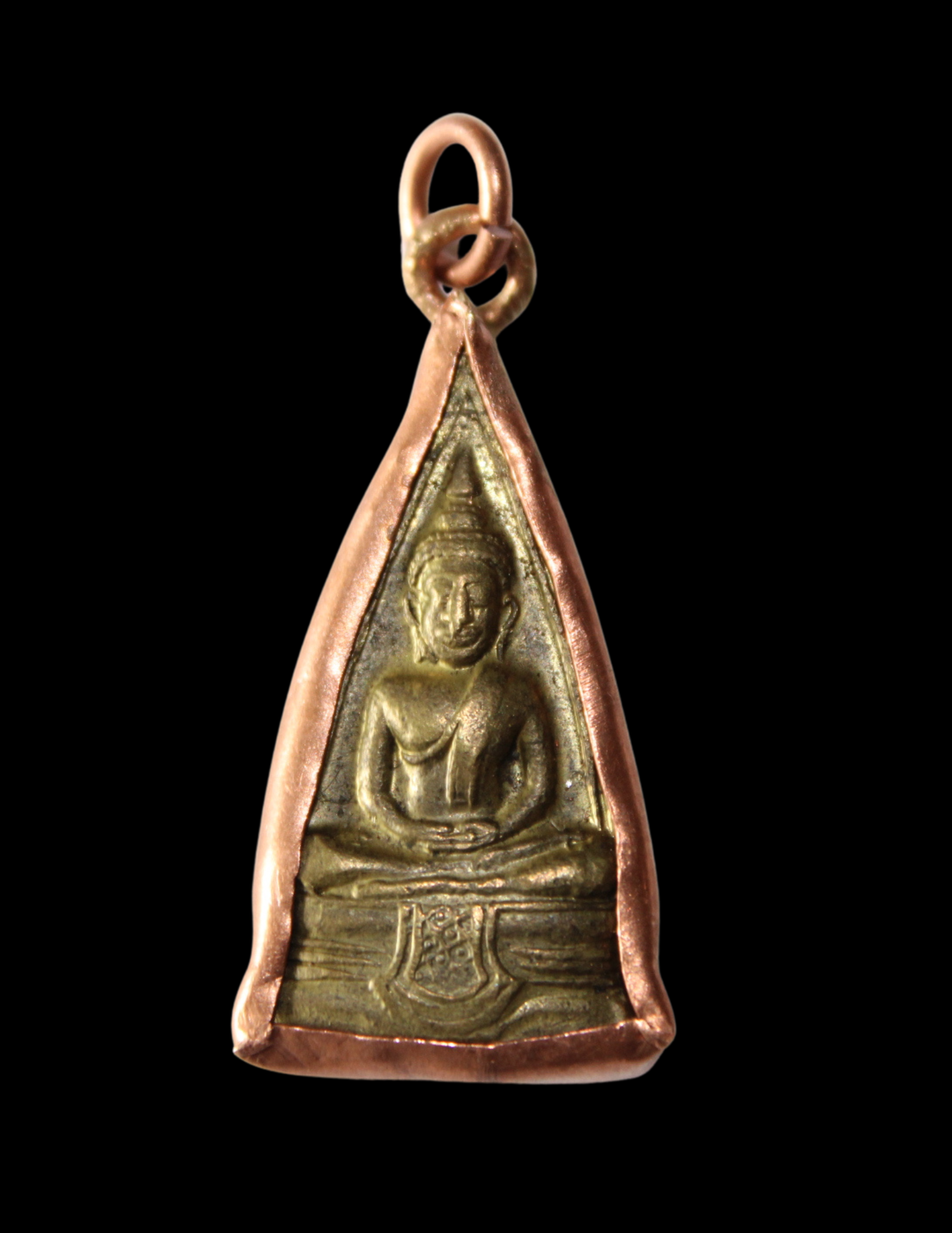 Buddha Pendant in Sacred Triangle