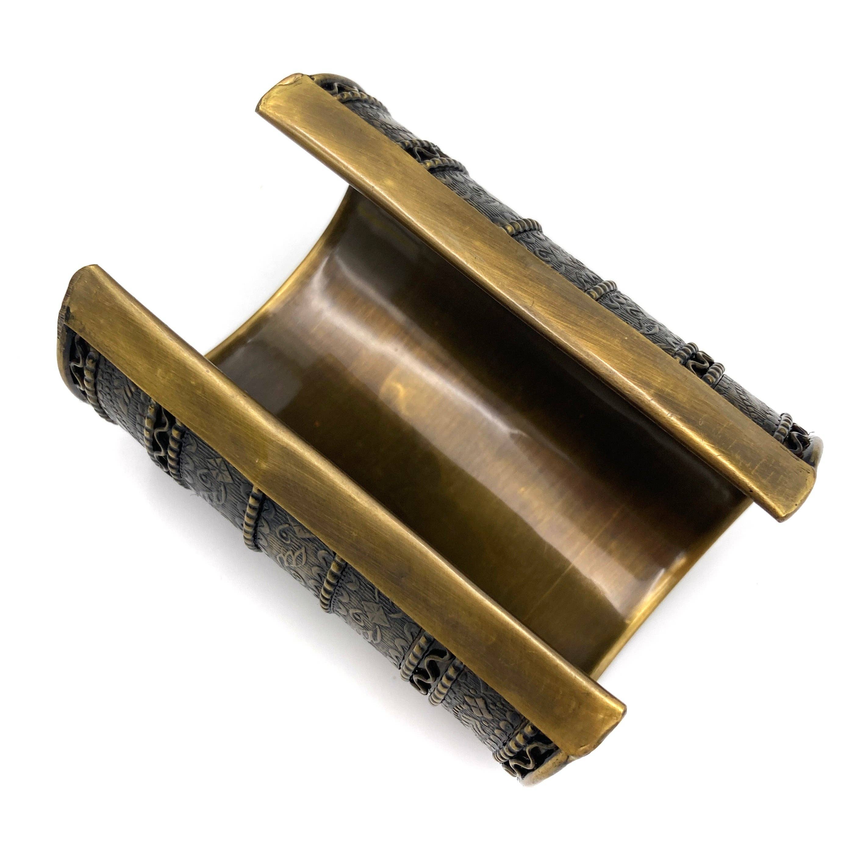 Goddess Cuff Bracelet in Antique-Style Bronze