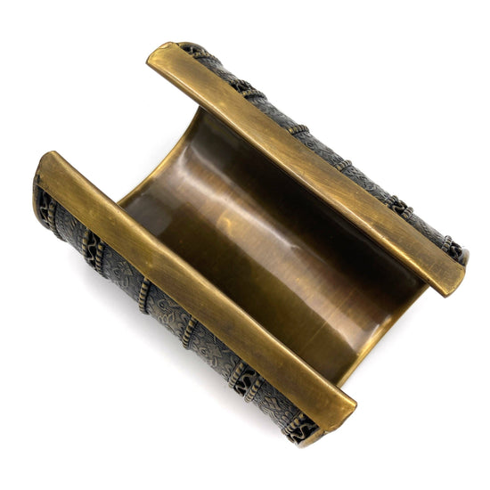 Goddess Cuff Bracelet in Antique-Style Bronze