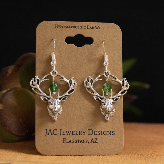Stag in the Forrest Earrings