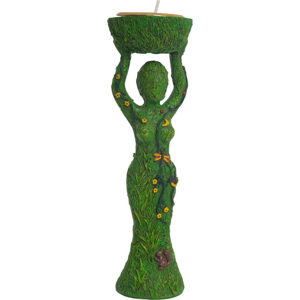 Earth Goddess Candle Holder