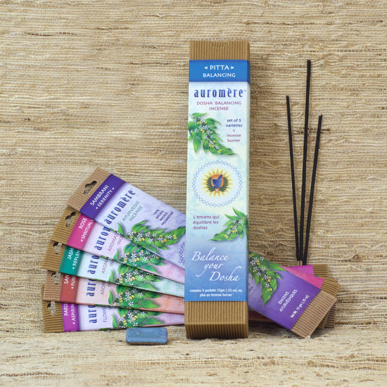 Ayurvedic Incense - Dosha Balancing Incense Set (Pitta) - Pack of 5