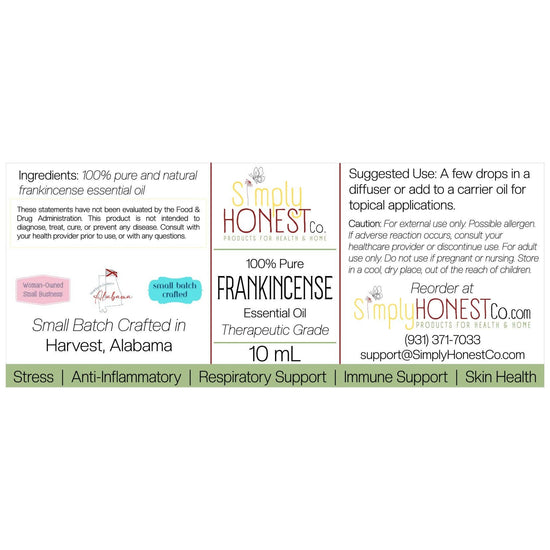 Frankincense Essential Oil (10mL) 100% Pure, Undiluted