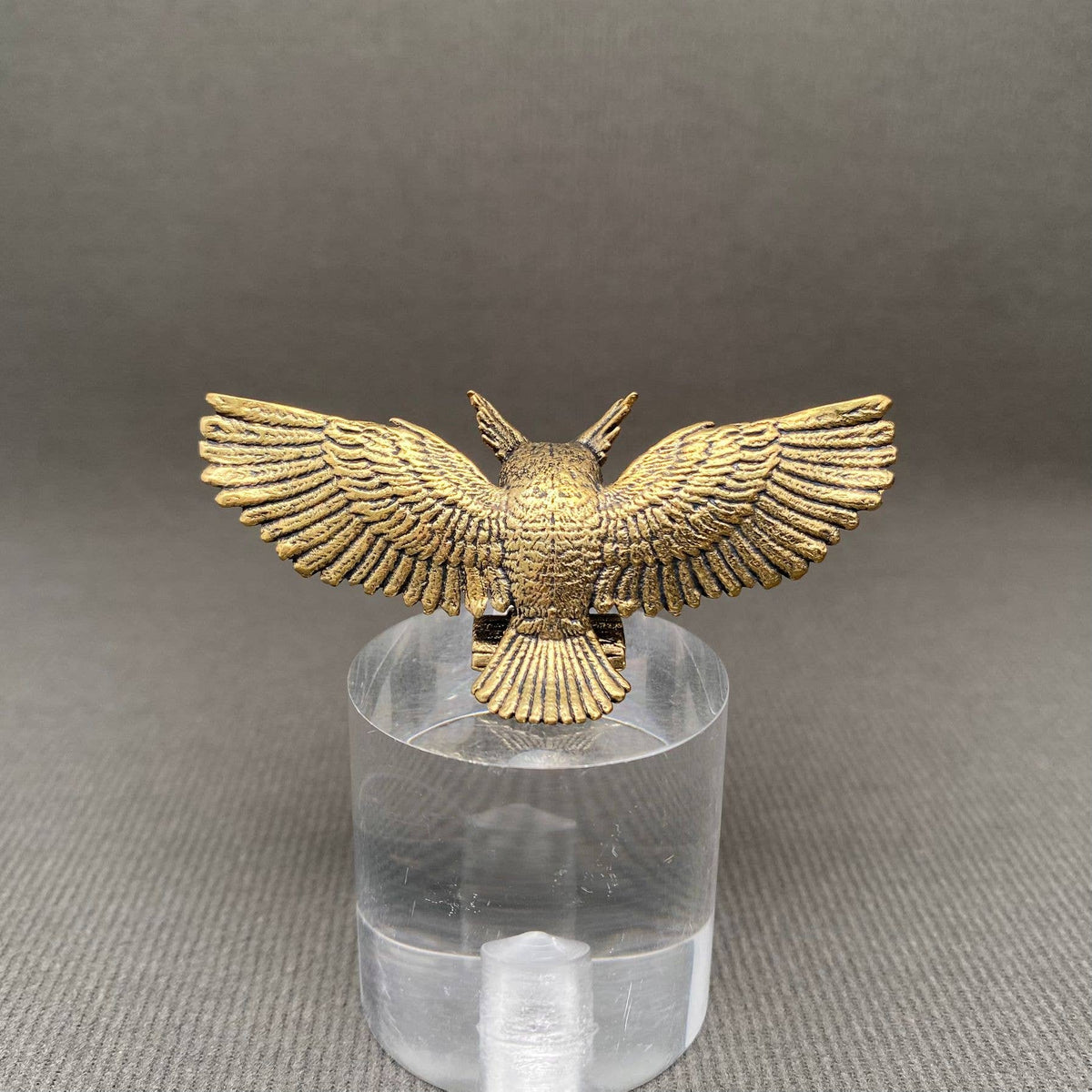 Brass Owl - Flying