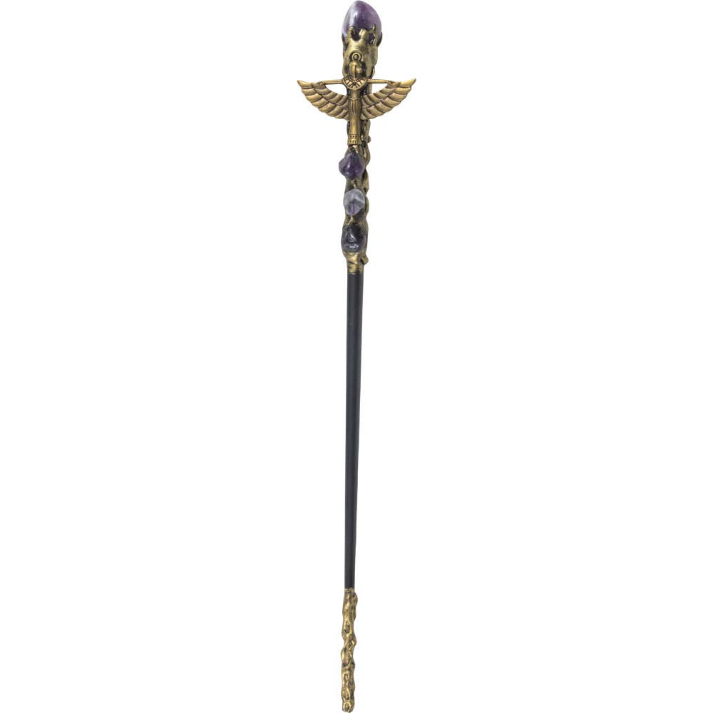 Isis Goddess Amethyst Wand