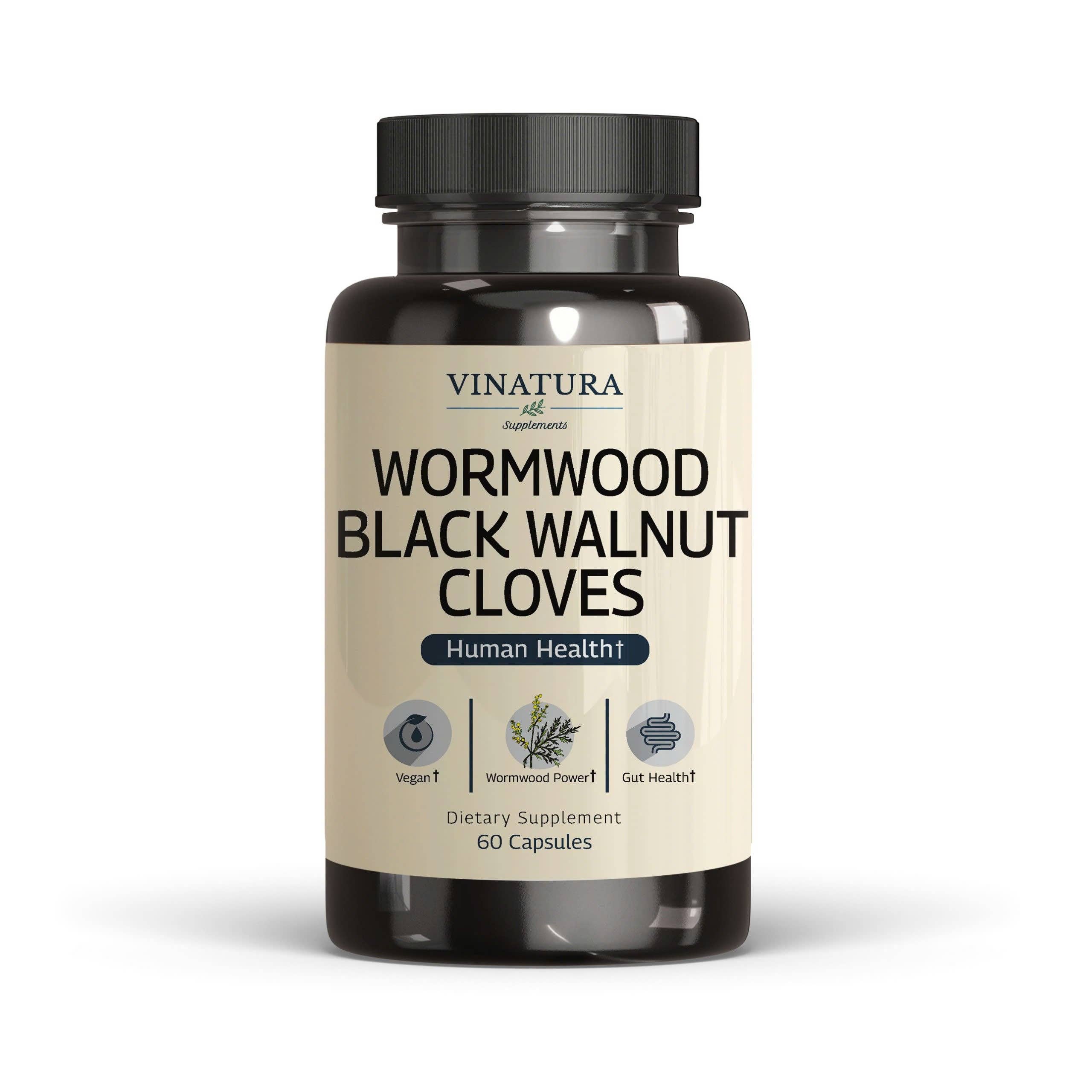 Wormwood Black Walnut Cloves - 60 Capsules
