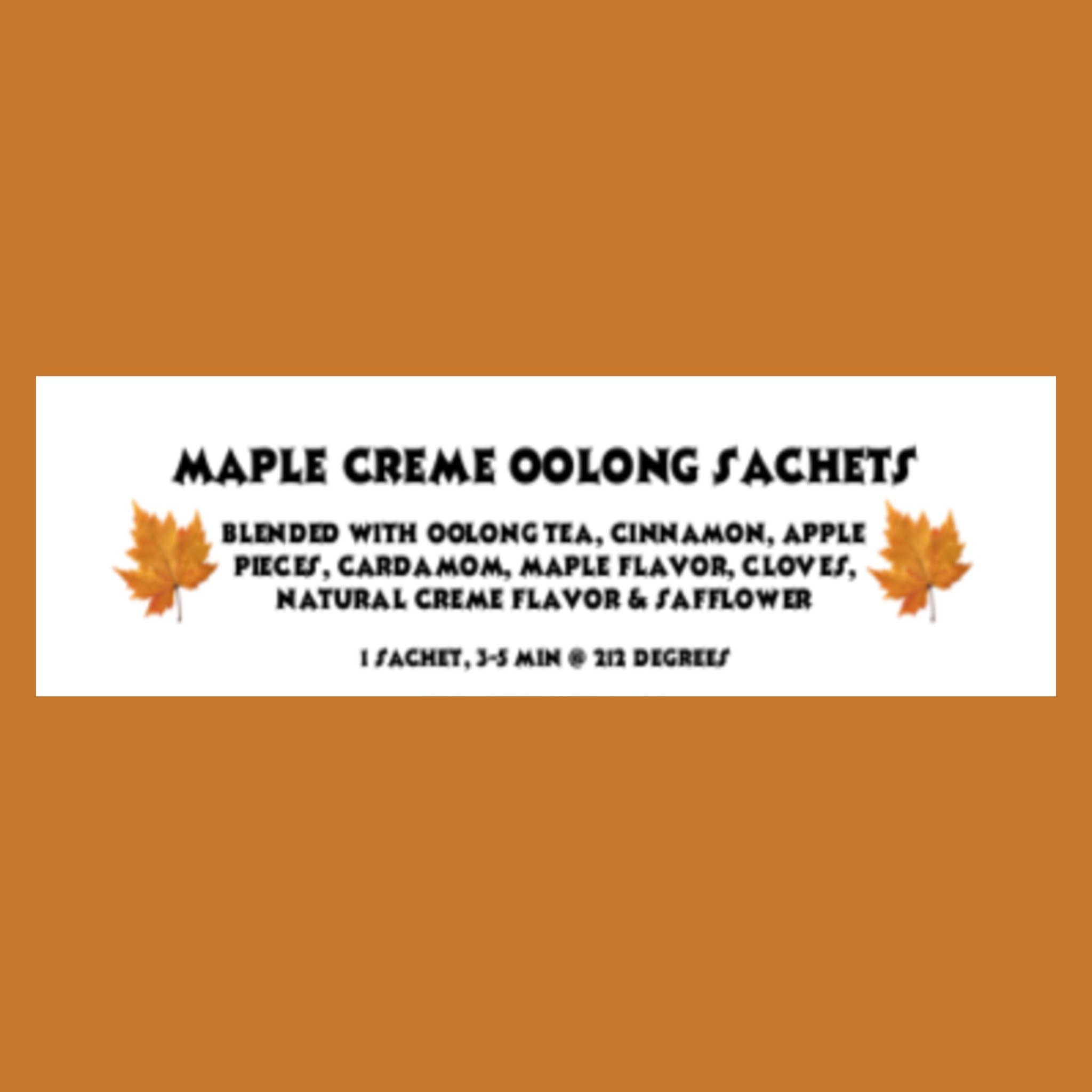 Gourmet Maple Creme Oolong, 15 Sachets