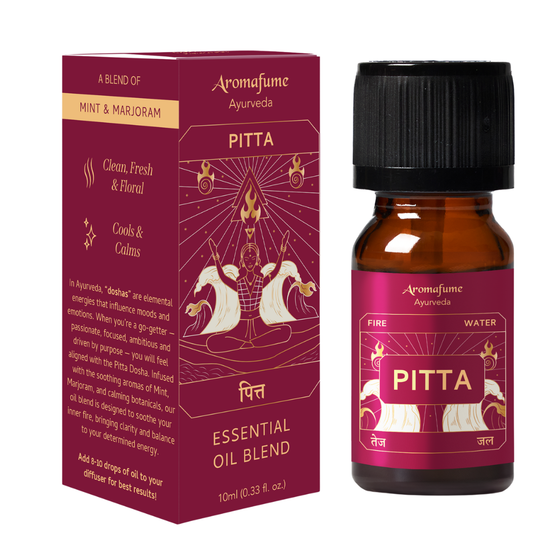 Pitta Dosha Ayurvedic Essential Oil | Mint & Marjoram (10 ml)