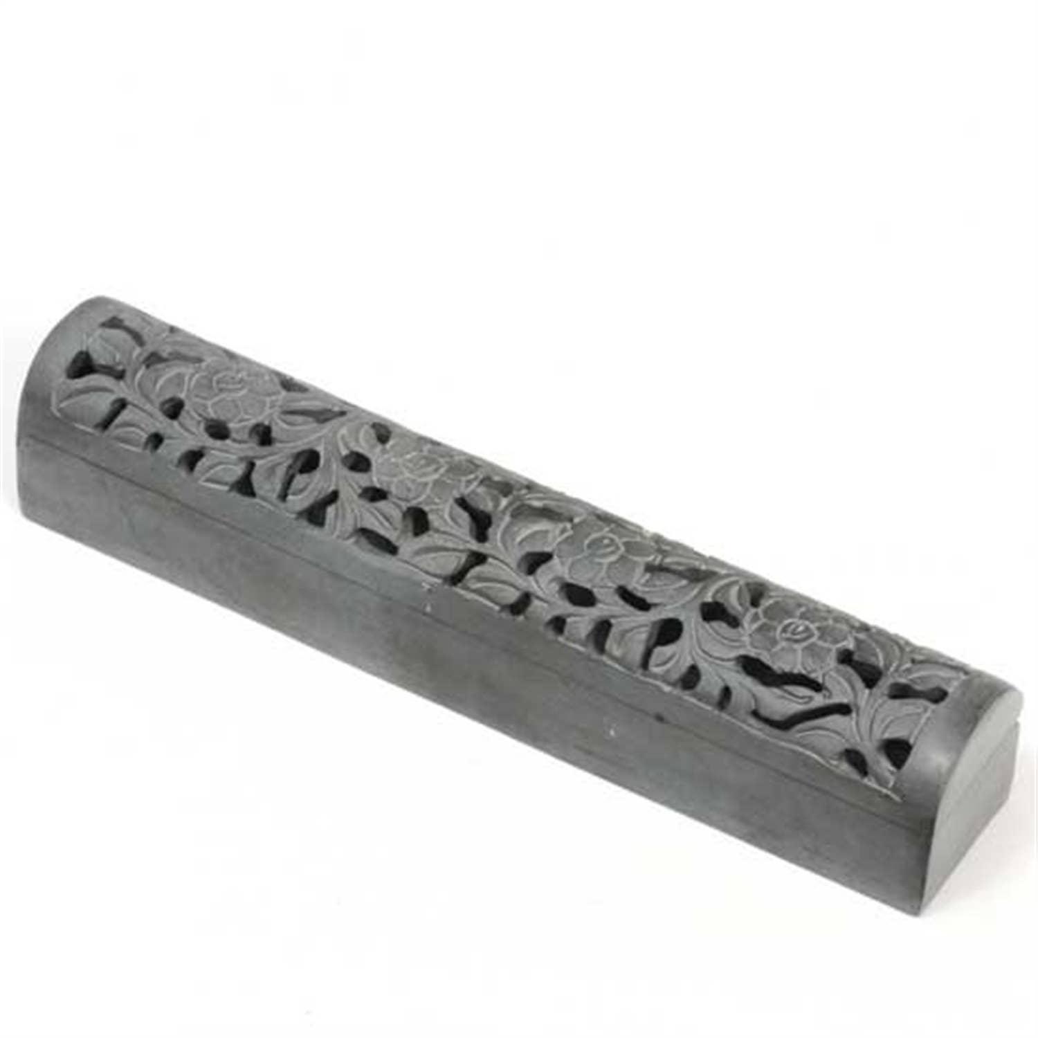 Carved Soapstone Incense Burner with lid