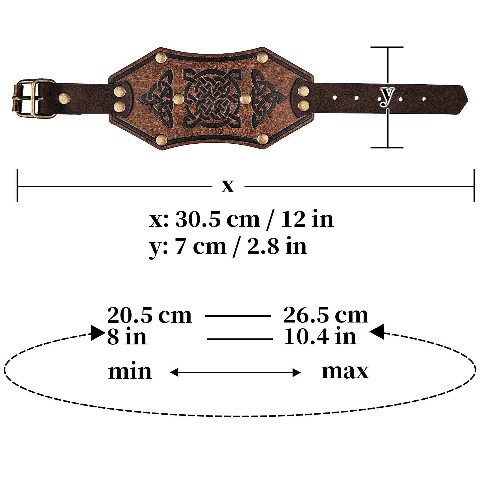 Viking Leather Bracelet
