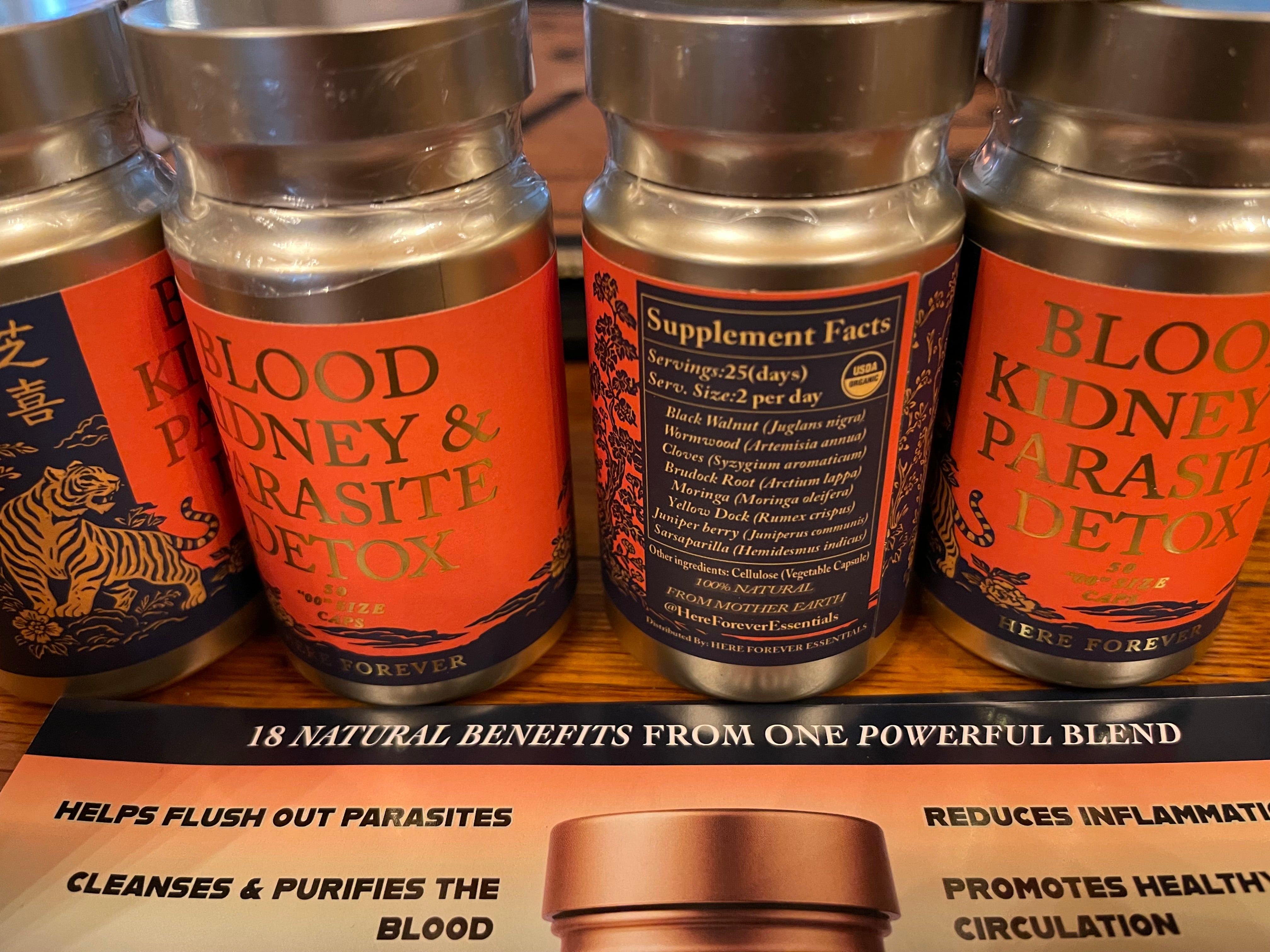 Blood Kidney & Parasite Detox Capsules