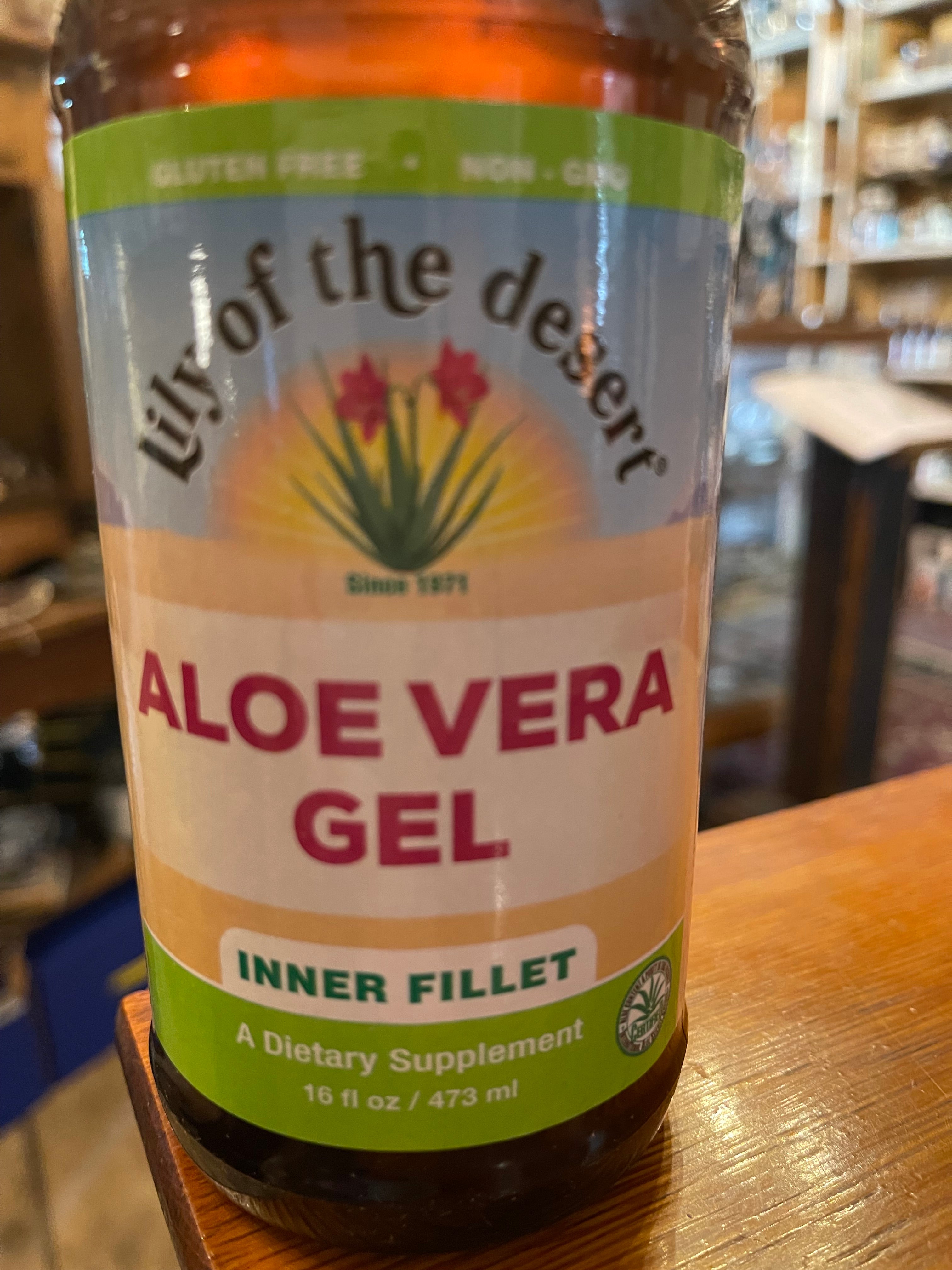 Aloe Vera GEL, Inner Fillet - Dietary Supplement (16 fl oz)