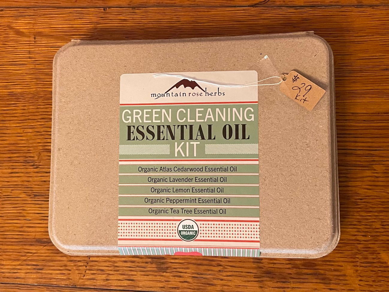 Green Cleaning Kit of Essential Oils - Organic