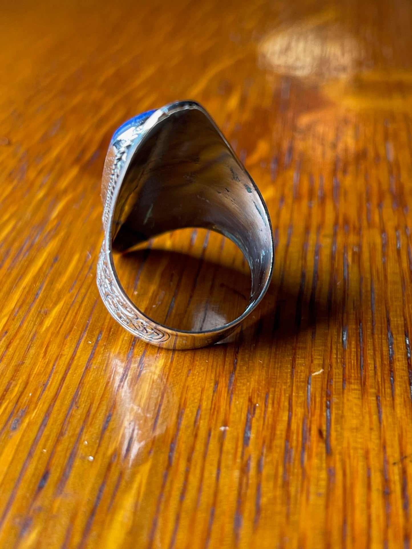Lapis Afghan Gypsy Ring - Size 9.5