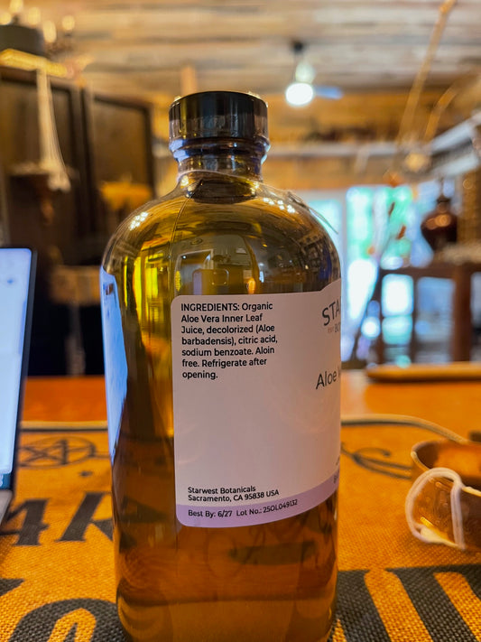Aloe Vera Juice - Organic Aloe Vera Inner Leaf Juice (16 fl. oz)