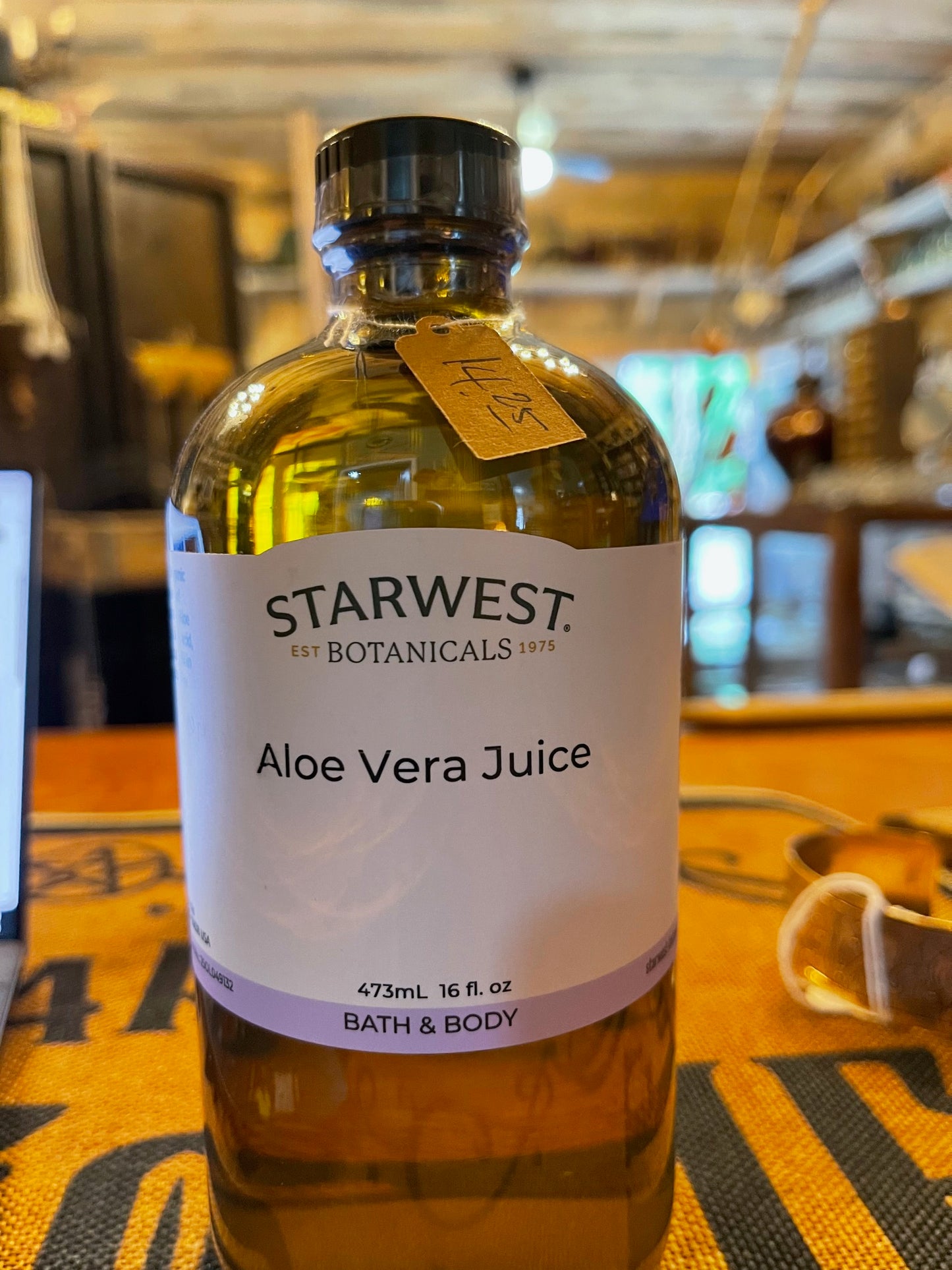 Aloe Vera Juice - Organic Aloe Vera Inner Leaf Juice (16 fl. oz)