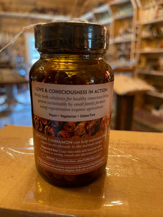 Ceylon Cinnamon - 90 Capsules (Organic)