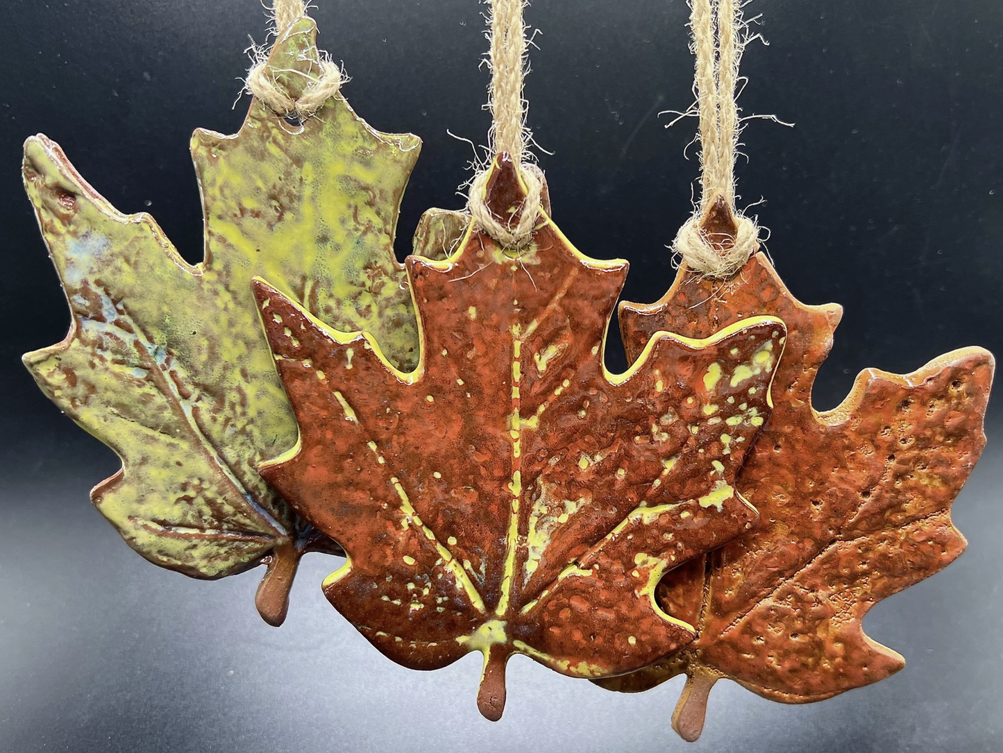 Maple Leaf - Handcrafted Pottery Leaf