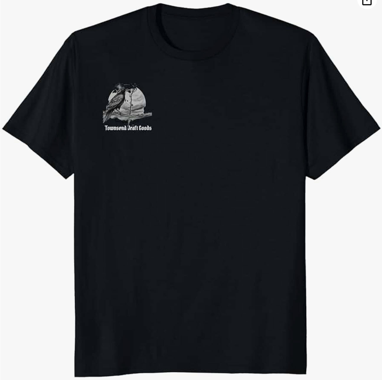 Men's Black t-shirt, Front - Mill Gap