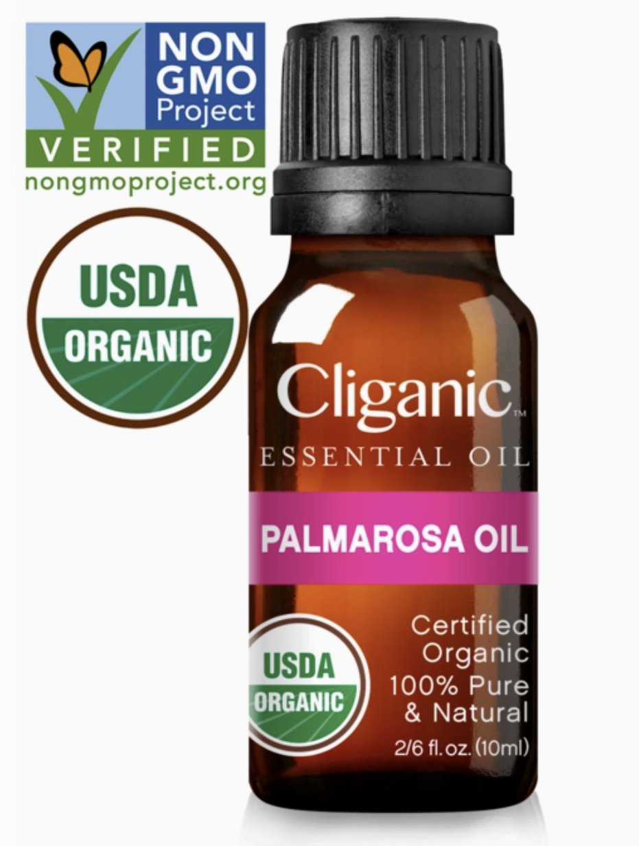 Palmarosa Essential Oil (10ml) - Organic