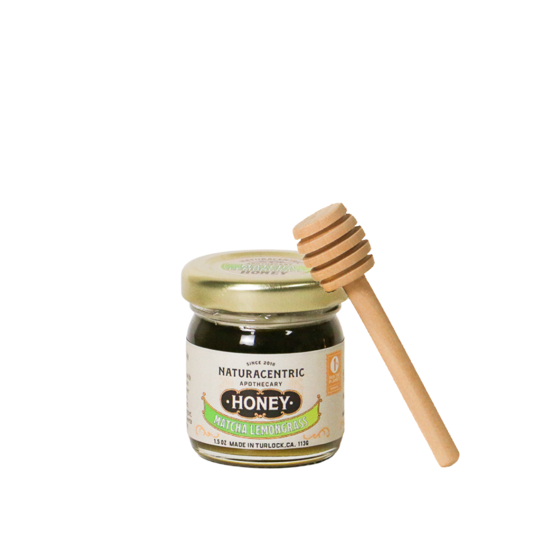 Mini Honey Jar - Herbal infused (Hibiscus, ginger, turmeric)