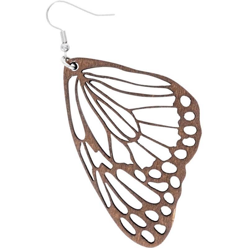Butterfly Wooden Earrings