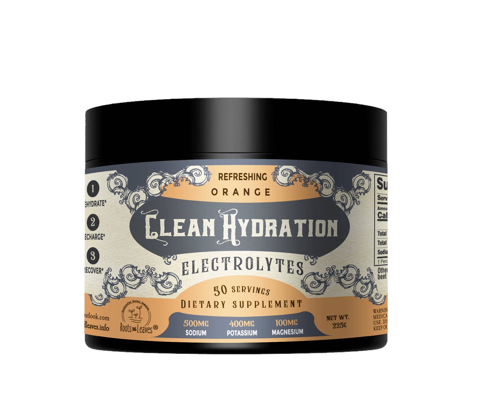 Electrolyte & Mineral Hydration - Made with real oranges!