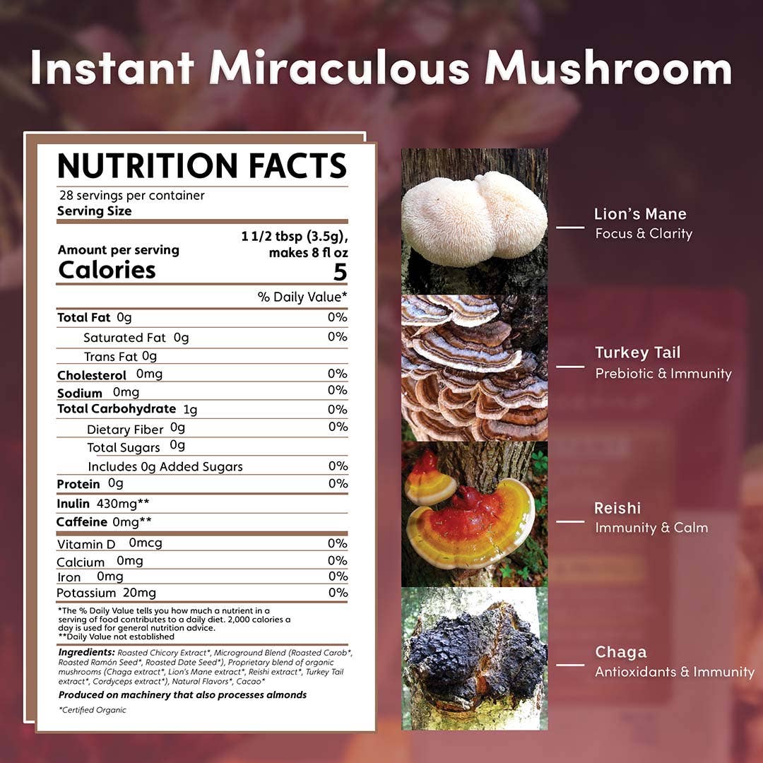 Instant Miraculous Mushrooms® Adapt & Protect Herbal Coffee (3.95 oz)