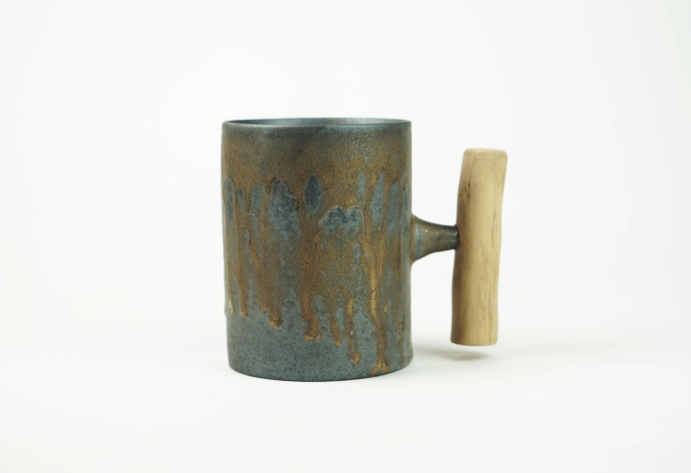 Mill Gap, VA Ceramic Mug with Iron Bronze Glaze!
