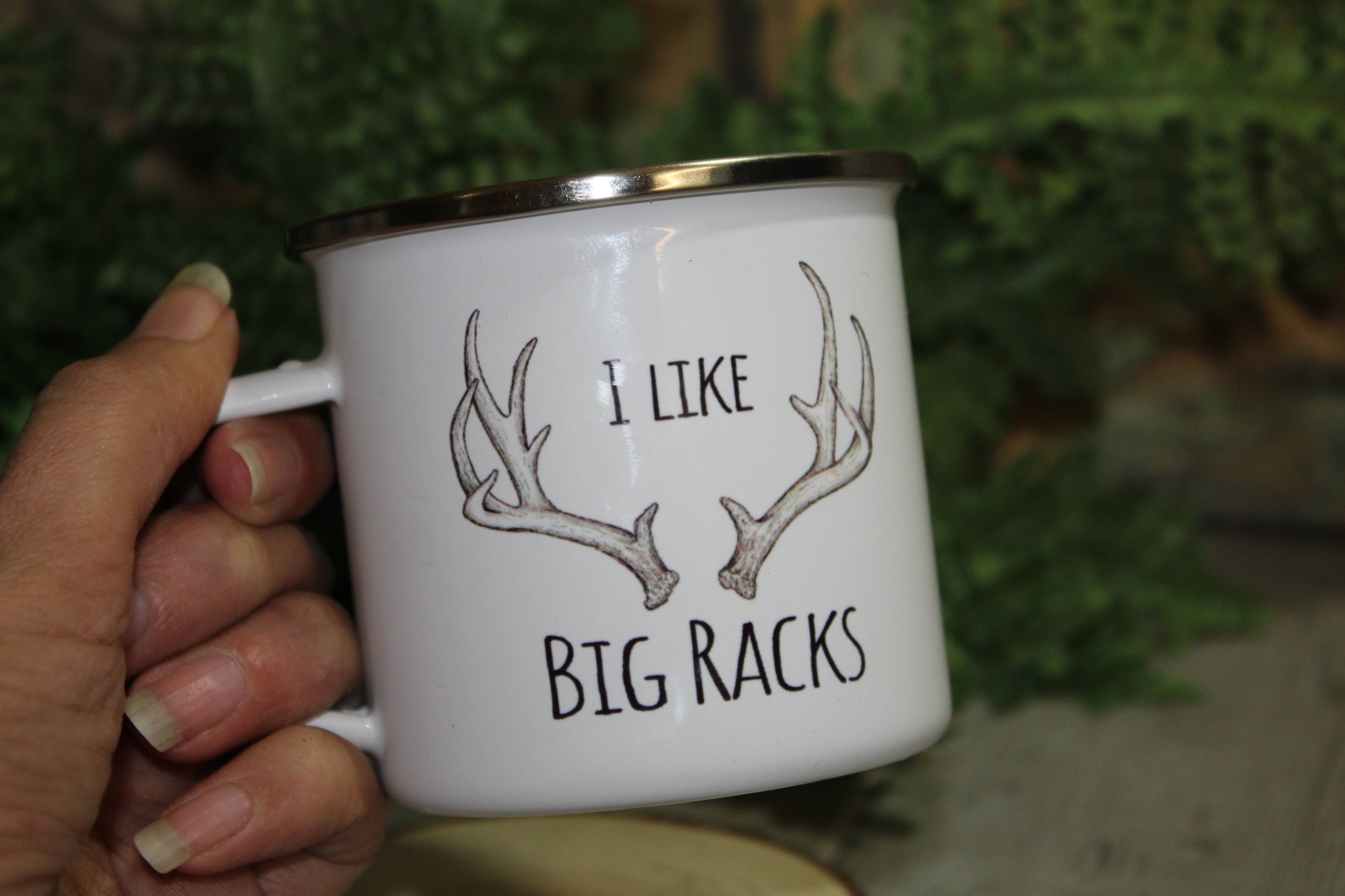 I Like Big Racks- Mug Candle (Natural soy wax), Hand-poured