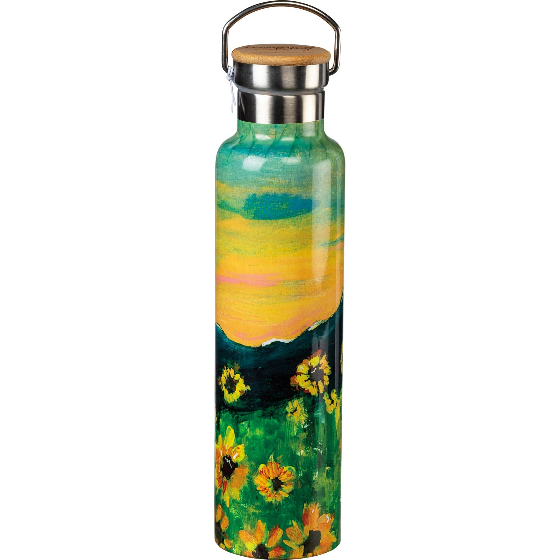 Sunflower Insulated Water Bottle (Stainless Steel)