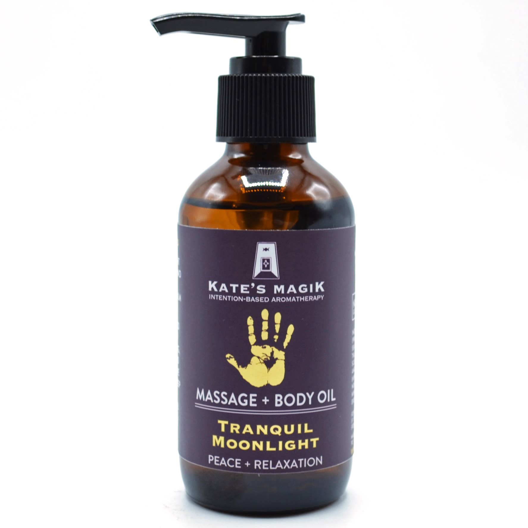 Tranquil Moonlight Massage Oil - Peace & Relaxation (Clary Sage, Lavender, Peru Balsam, Sandalwood)