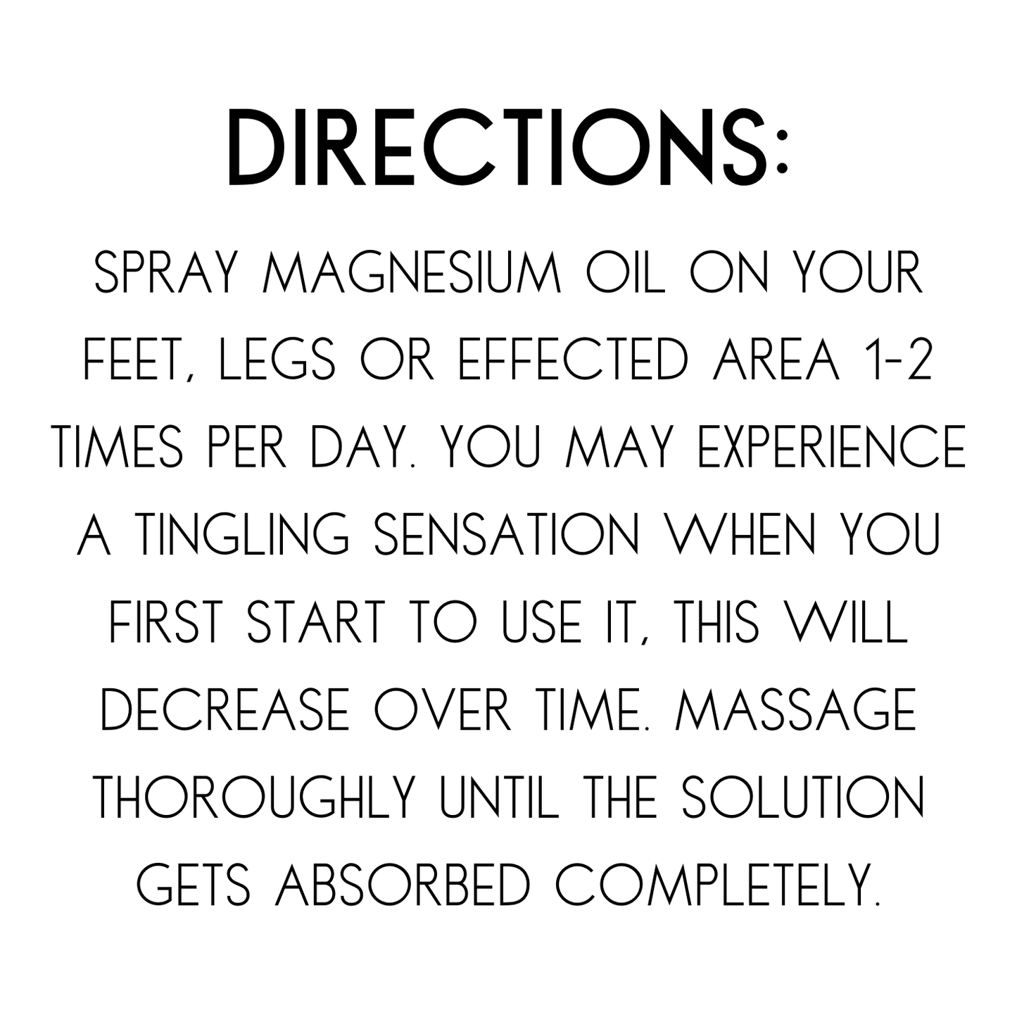 Magnesium Oil Spray - Relax & Sleep