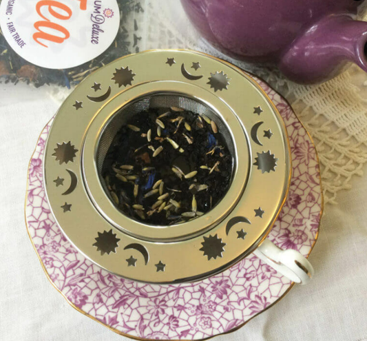 Loose Leaf Tea Infuser - Stainless Steel (Celestial Design)