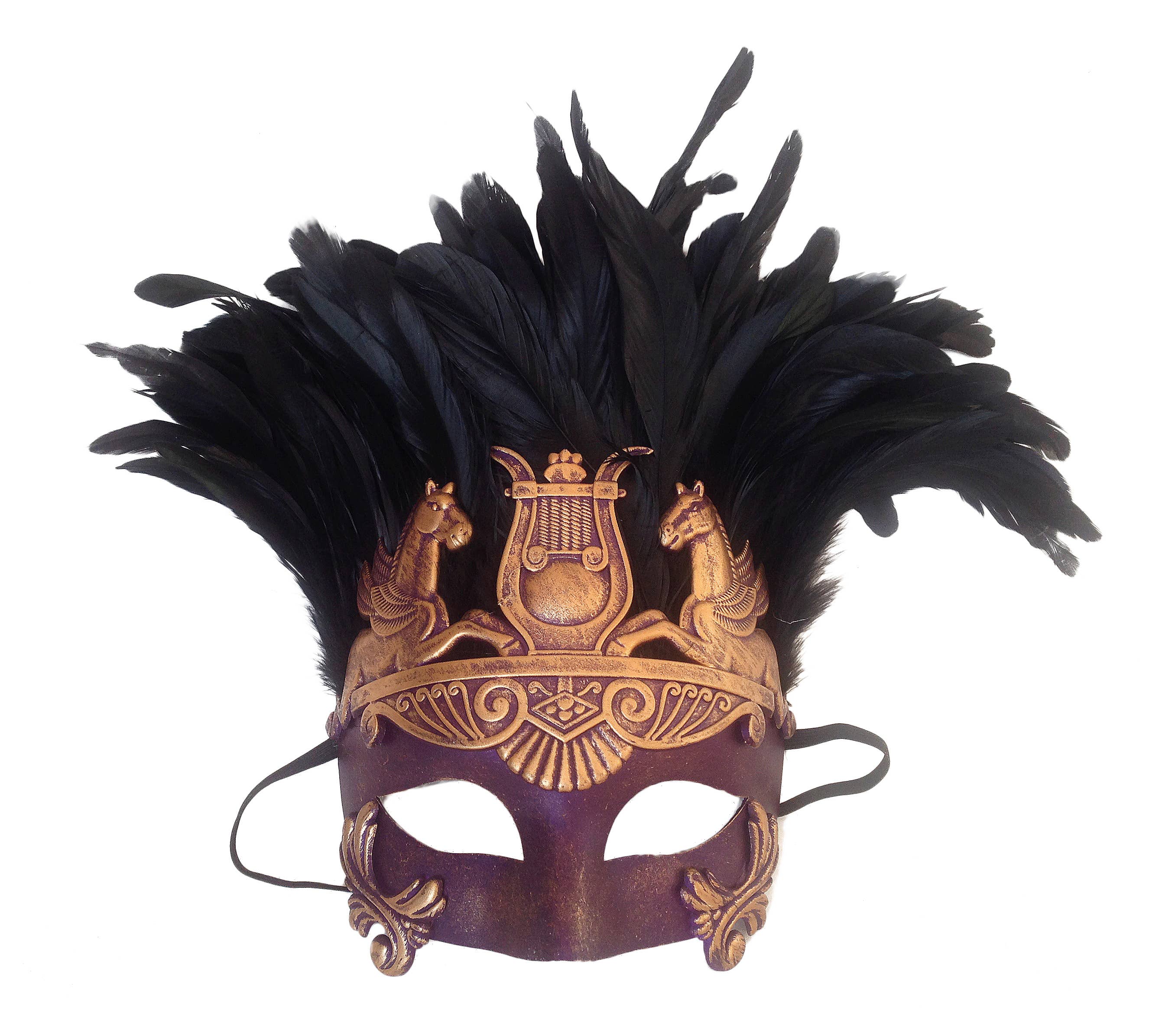 Venetian Mask with Feathers