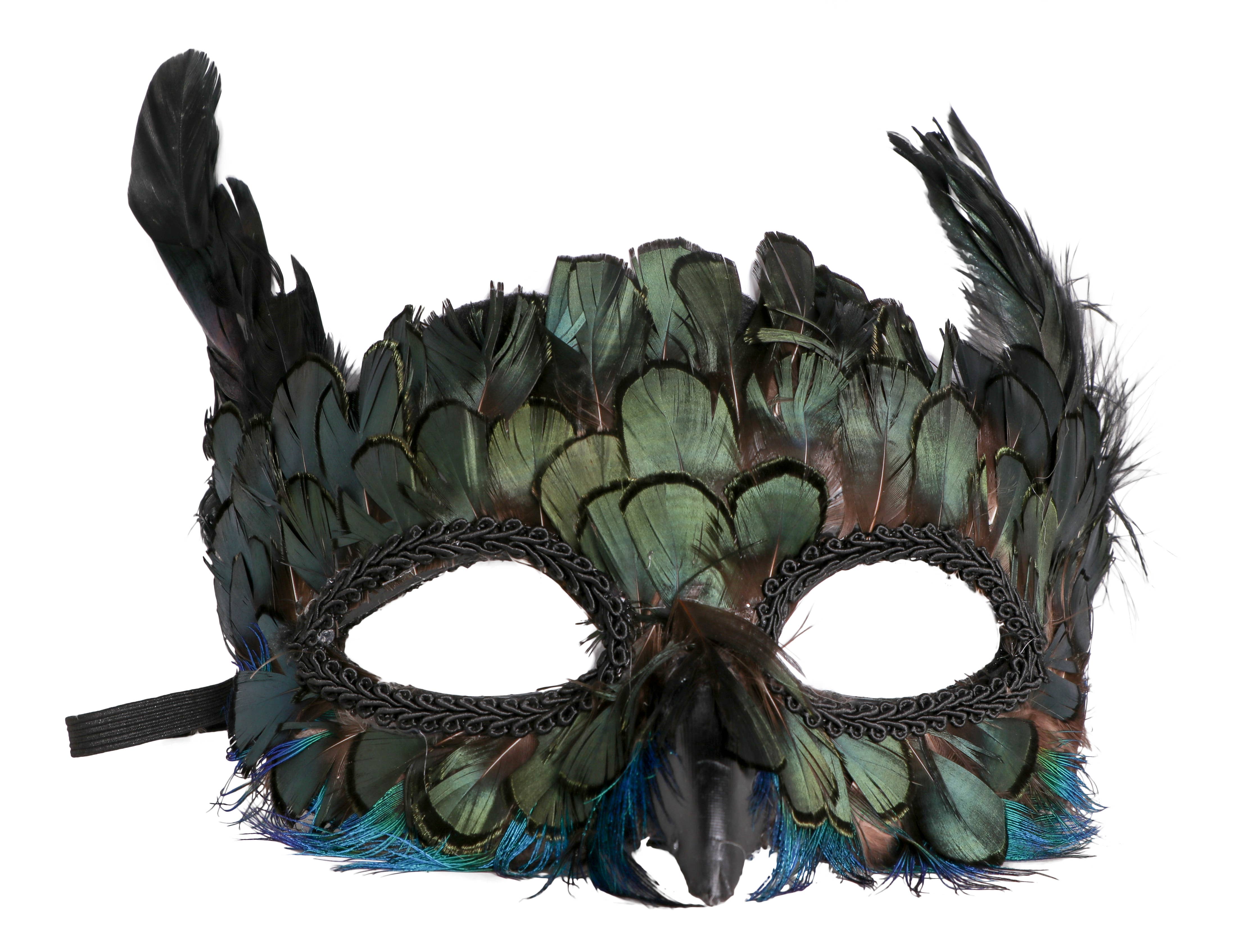 Peacock Feather Mask