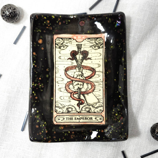 Tarot Card Ceramic Trinket Dish