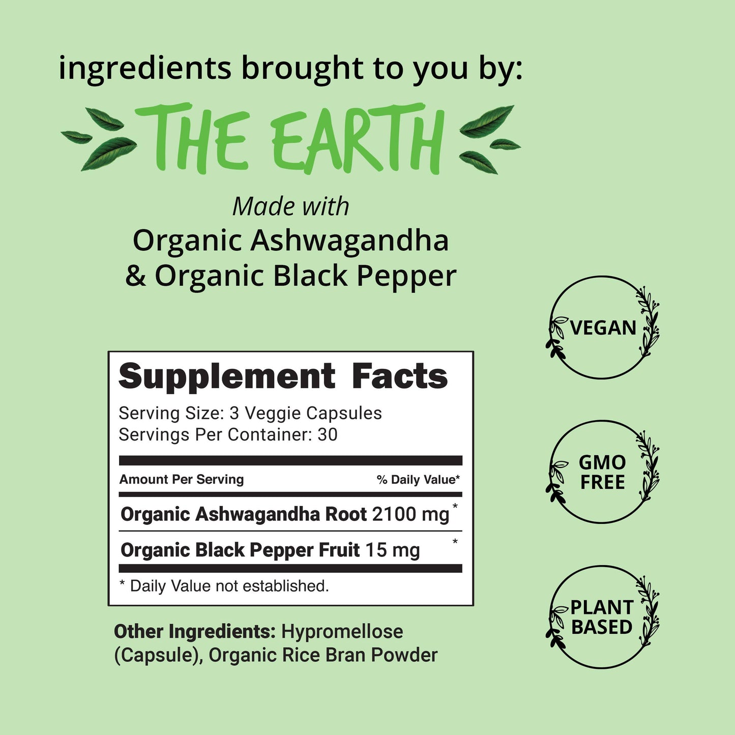 Organic Ashwagandha Supplement