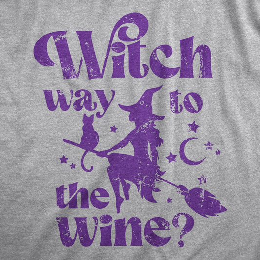 Witch Way To The Wine? - Women's T-shirt