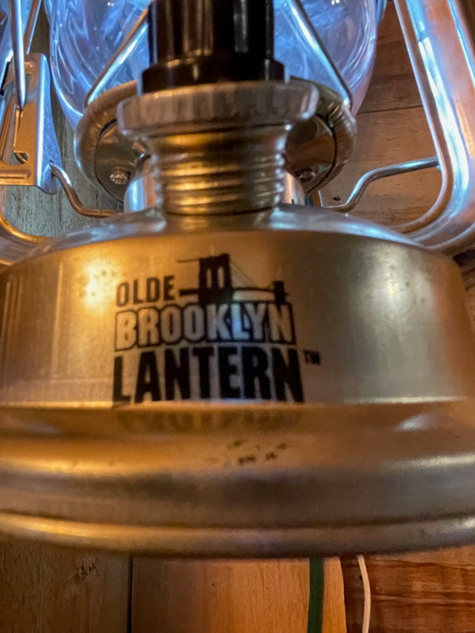 Olde Brooklyn Lantern with LED lights