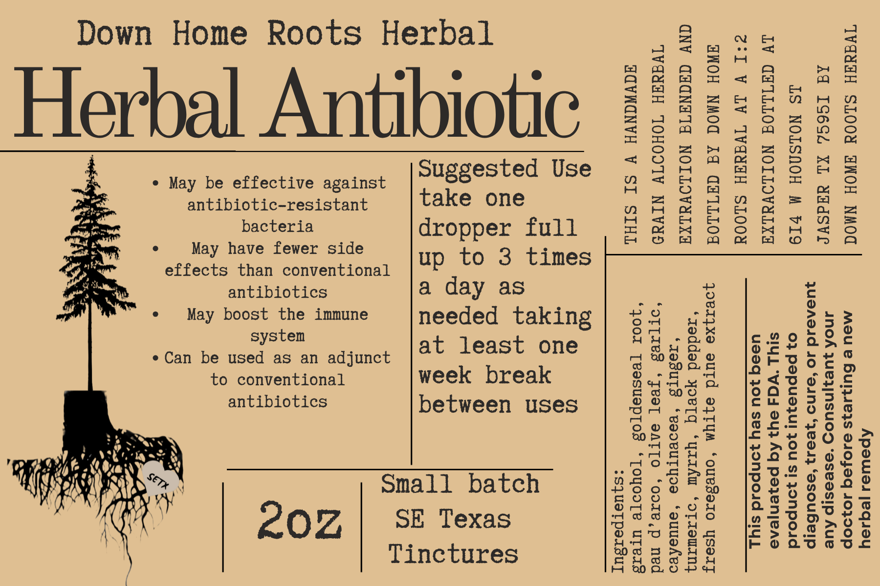 Herbal Antibiotic Tincture