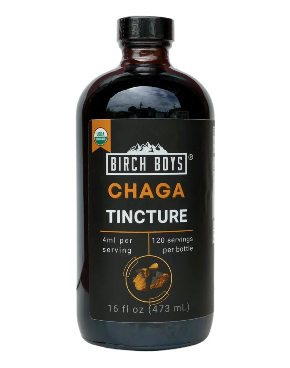 Wild Organic Chaga Tincture (4oz)