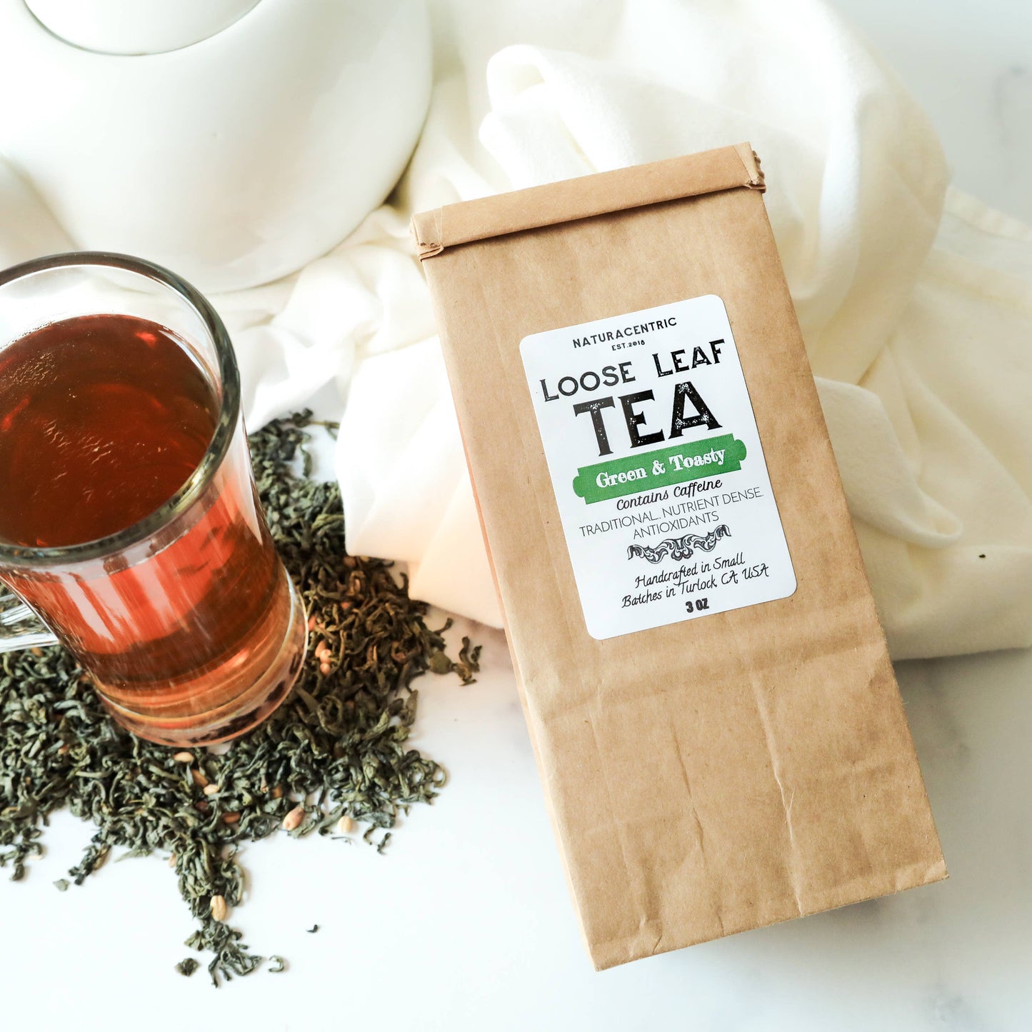 Green & Toasted Loose Leaf Tea