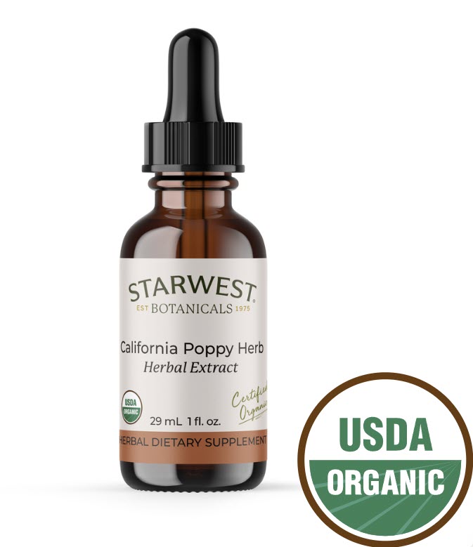 Organic California Poppy Herb Extract