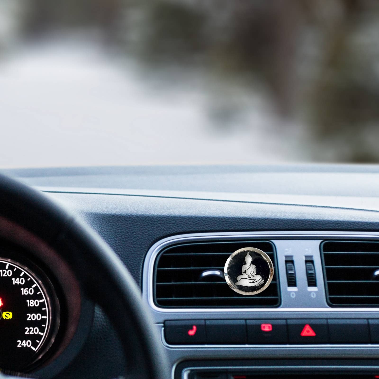 Essential Oil Stainless Steel Diffuser for your car - Buddha Design