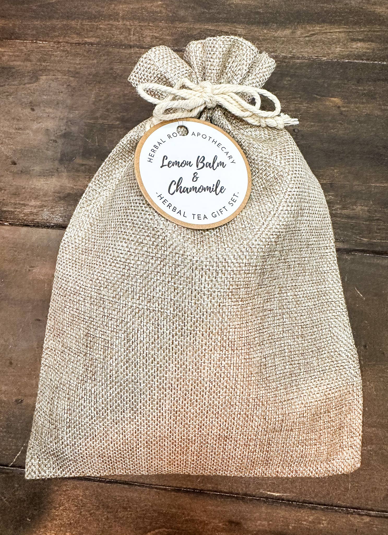 LIFE HAPPENS, TEA HELPS - Herbal Tea Kit - Includes Herbal Teas, Tea Infuser, Honey Stick, & Natural Burlap Gift Bag!